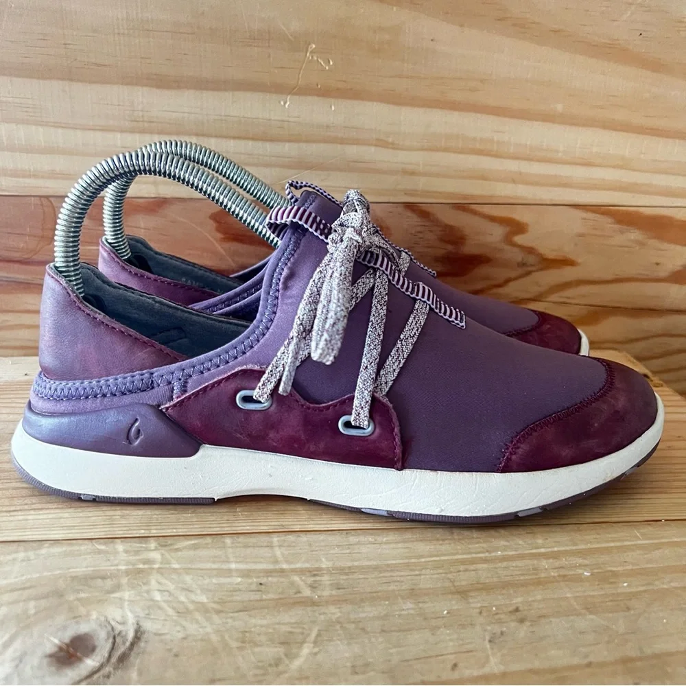 Olukai Miki Li Convertible Sneaker in Plum size 7 - Picture 13 of 16